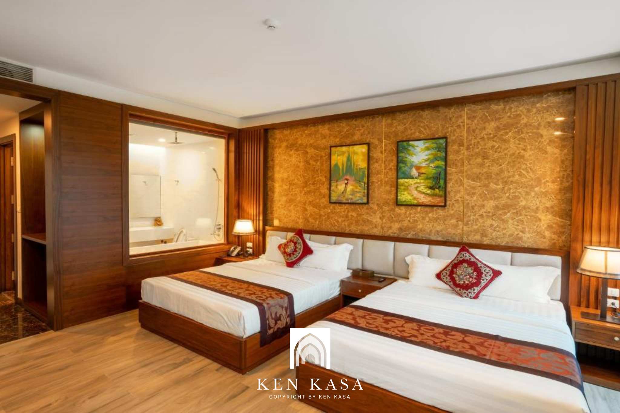 Mẫu phòng ngủ khách sạn hiện đại MT collection hotel 